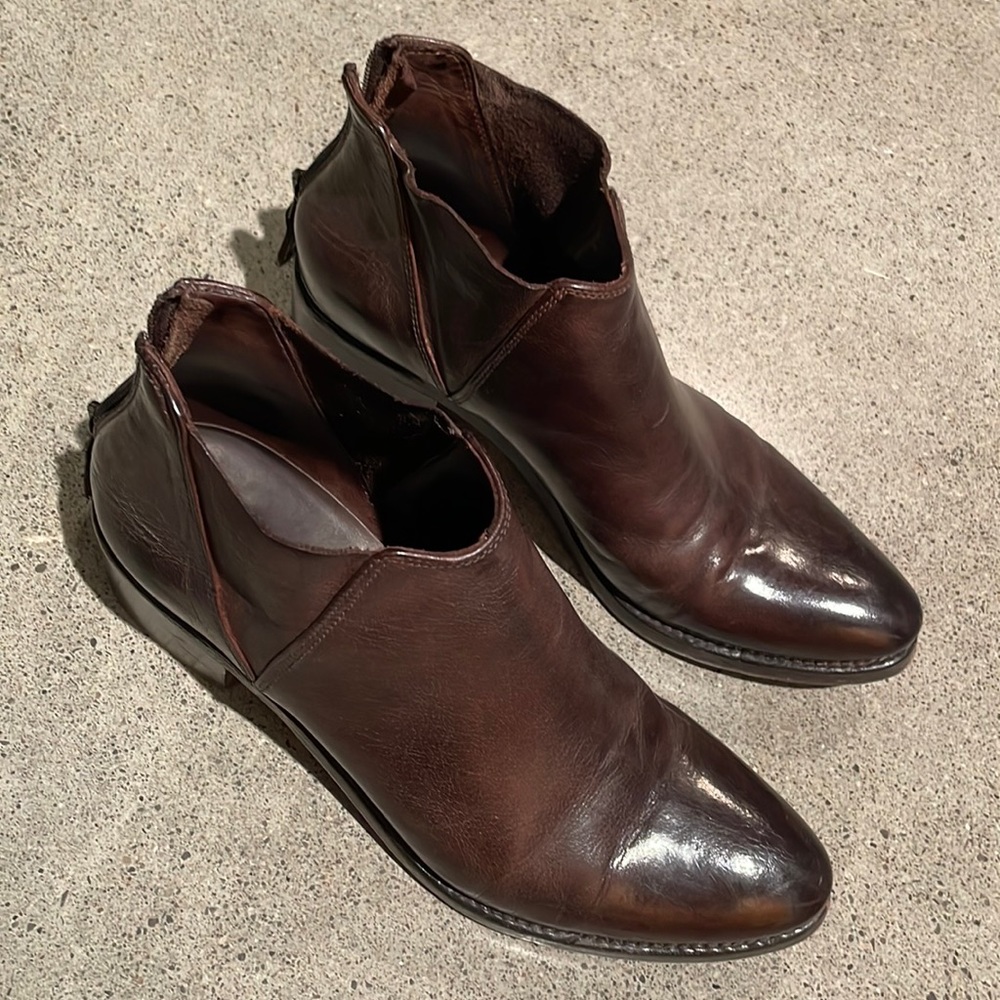 All Italian Leather Bootie, Brand Hundred100
